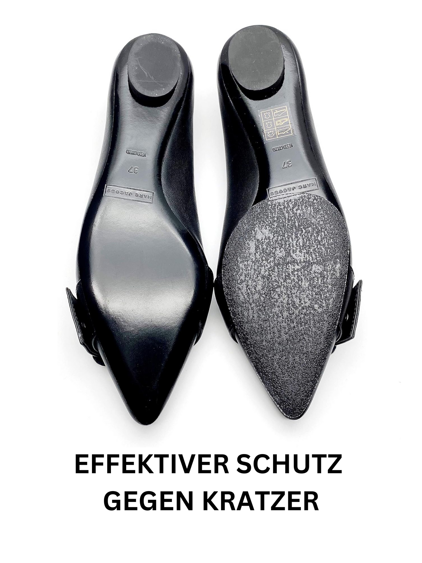 High Heels Sohlen Schutzfolie – Unsichtbarer Sohlenschutz für Absatzschuhe & Designer Heels | Rutschfest & Selbstklebend