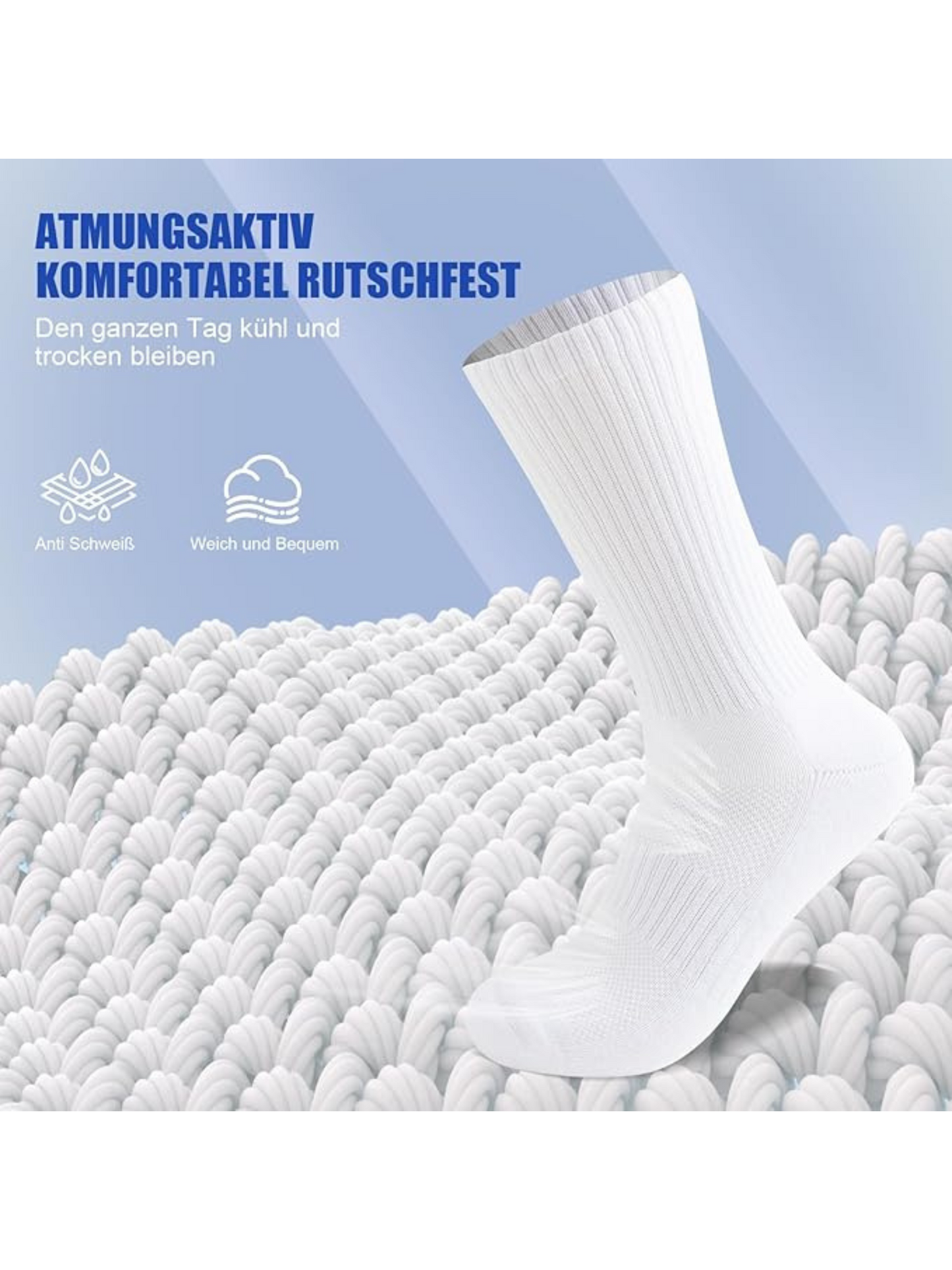 Detailansicht des hochwertigen Baumwollmaterials – weich, atmungsaktiv und elastisch