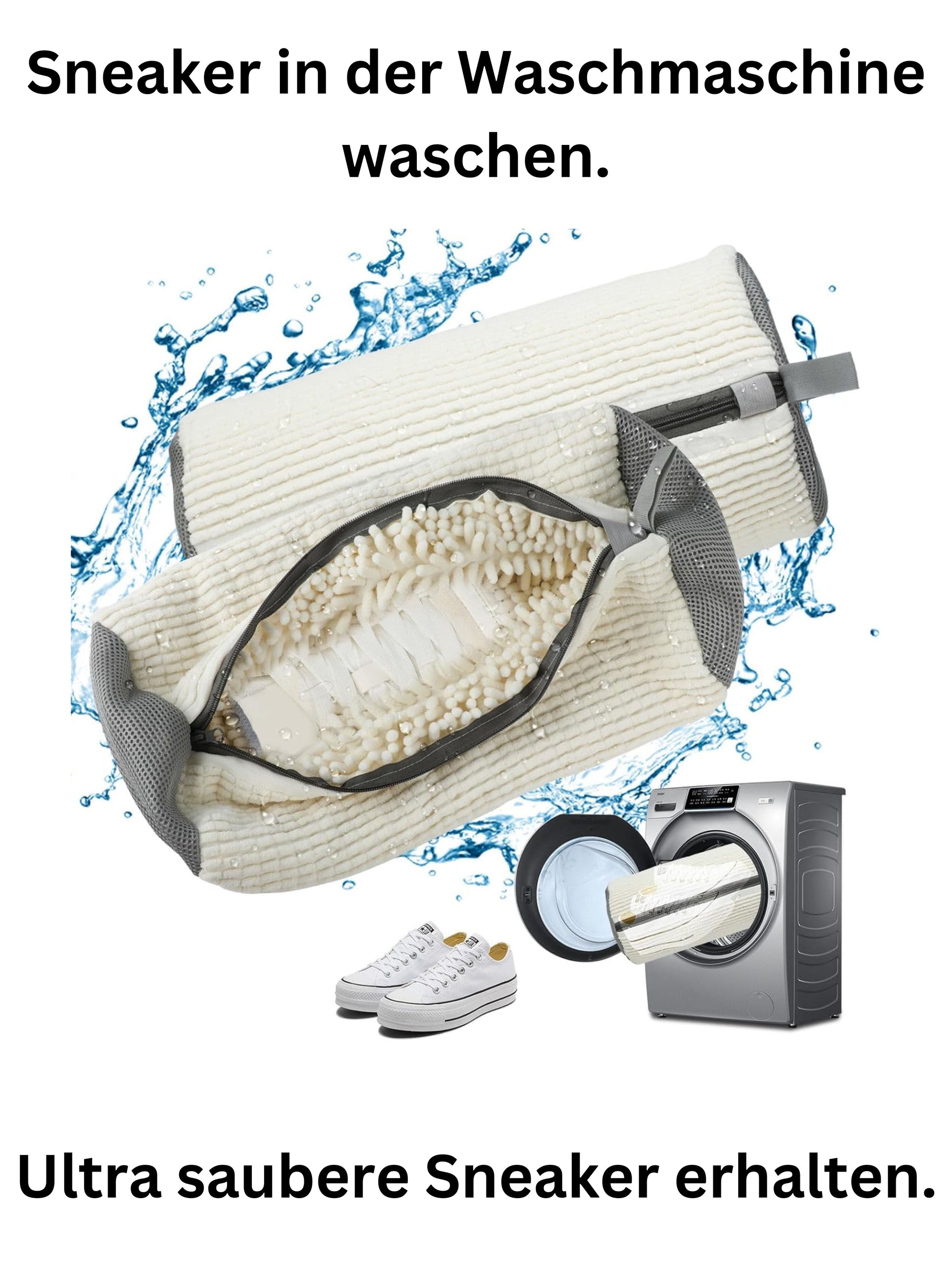 Schuhbeutel in der Waschmaschine – schützt Sneaker beim Waschen effektiv