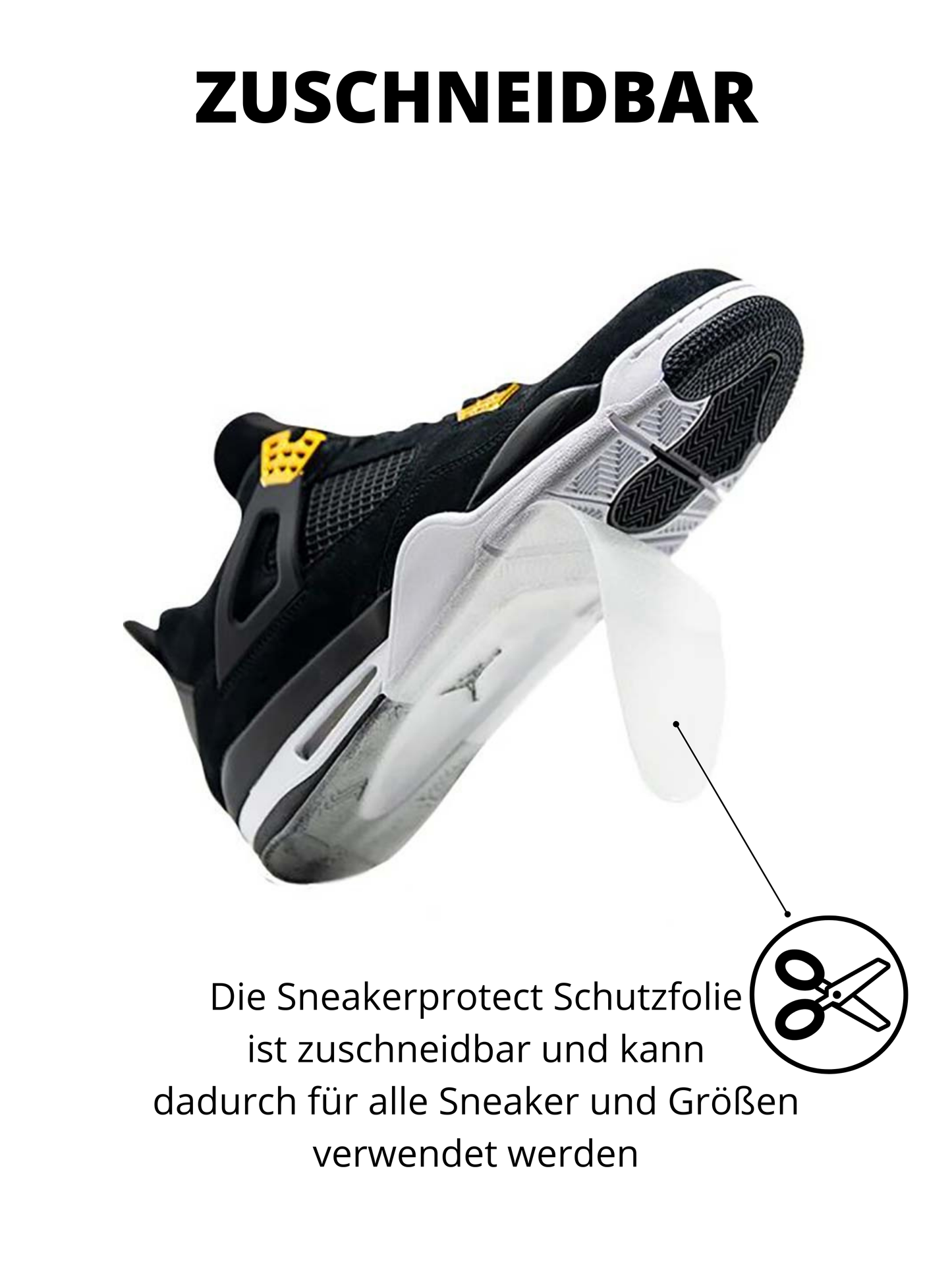 Sneaker Sole Protector Sohlen Schutz Air Force Nike Jordan Schuh Schutz Folie