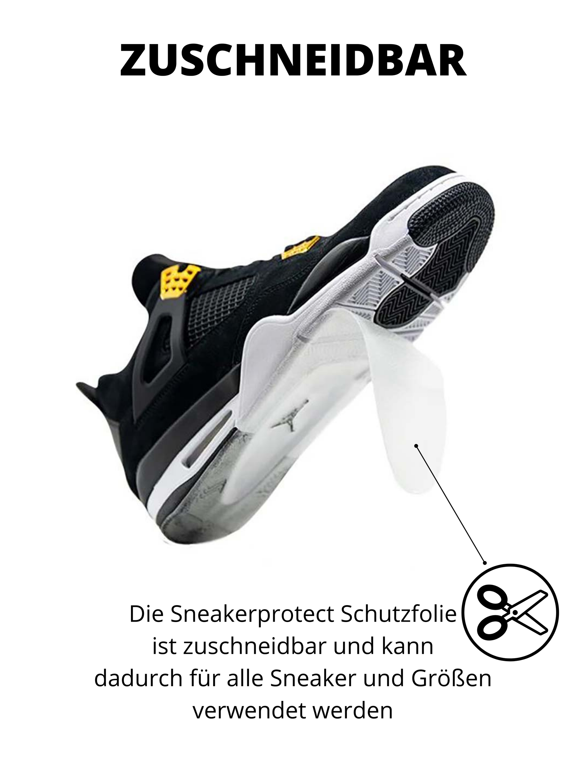 Sneaker Sole Protector Sohlen Schutz Air Force Nike Jordan Schuh Schutz Folie